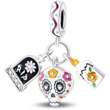 (0PAC1399) 925 Sterling Silver Charm Pendant for Bracelet Women, Pandach Beads Fit European Bracelets Necklace, Gift for Women Girls