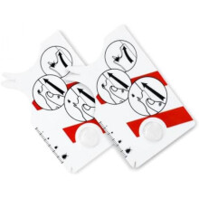 TMEOPR Tick Removal Card 2 Pack with Magnifier Safe Fast Tick Remover for Pets and Humans