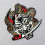 Hannya Oni Mask Embroidered Patch Iron On or Sew On 4