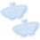Butterfly Coaster Silicone Mold, 2 Pack White Reusable Easy Release Resin Casting Molds for DIY Crafts 8