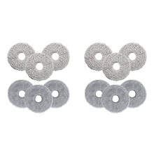12x Mop Cloth for Dream L10s Ultra, L10s Pro Ultra Heat L10s Pro Gen 2, L40 Ultra X40 L10 Prime Vacuum Cleaner Parts