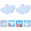 Butterfly Coaster Silicone Mold, 2 Pack White Reusable Easy Release Resin Casting Molds for DIY Crafts 9