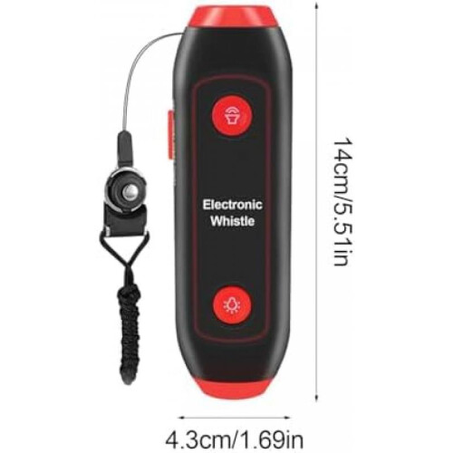 Electronic Whistle High Volume LED Safety Whistle - Portable Camping Referee Teacher Whistle 1