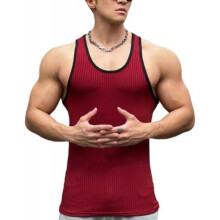 (Violett, M) Uitndvyte Men's Athletic Tank Top Lightweight Breathable Quick-Dry Sleeveless Compression Shirt for Gym Workout Running Basketball Tennis
