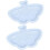 Butterfly Coaster Silicone Mold, 2 Pack White Reusable Easy Release Resin Casting Molds for DIY Crafts 1
