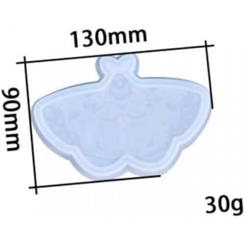 Butterfly Coaster Silicone Mold, 2 Pack White Reusable Easy Release Resin Casting Molds for DIY Crafts 1
