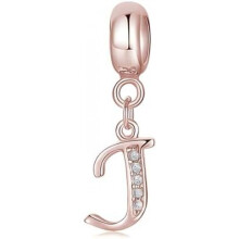 (Letter-239-J) Jokmeo 925 Sterling Silver Letter A-Z Charm Beads Compatible with Pandora Bracelets Necklaces for Women Girls ZM4