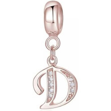 (Letter-239-D) Jokmeo 925 Sterling Silver Letter A-Z Charm Beads Compatible with Pandora Bracelets Necklaces for Women Girls ZM4