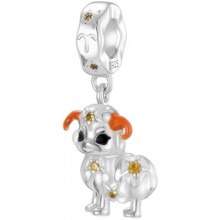 (Widder) Jokmeo 925 Sterling Silver Letter A-Z Charm Beads Compatible with Pandora Bracelets Necklaces for Women Girls ZM4