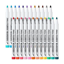 (12pcs) Washable Fabric Markers for Clothes, No Mess Colorful DIY Hand-painted Pens, Waterproof & Fade-resistant Fabric Paint Pens, 24 Colors Set