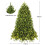 Costway Pre-Lit Artificial Christmas Tree Xmas Tree 8 Lighting Modes 3