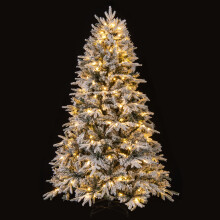 180 cm Artificial Christmas Tree Pre-lit Hinged Xmas Tree