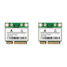 2X Carte Réseau Sans Fil RTL8852BE Wi-Fi 6, Adaptateur Réseau Sans Fil Double Bande Gigabit, 5.2, Norme 802.11AX