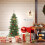 Costway Artificial Christmas Tree Pre-Lit Xmas Tree with 370 Branch Tips 6