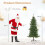 Costway Artificial Christmas Tree Pre-Lit Xmas Tree with 370 Branch Tips 3