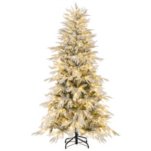 Artificial Christmas Tree Flocked Xmas Tree w/820 PVC Branch Tips
