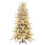 Costway Artificial Christmas Tree Flocked Xmas Tree w/820 PVC Branch Tips 1