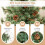 Costway Artificial Christmas Tree Pre-Lit Xmas Tree with 370 Branch Tips 8