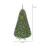 Costway Artificial Christmas Tree Pre Lit Hinged Green Xmas Tree with 11 Modes 2