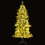 Costway Artificial Christmas Tree Pre-Lit Xmas Tree with 370 Branch Tips 11