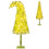 Costway Whimsical Christmas Tree Bendable Artificial Xmas Tree-Lime Green 2