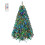 Costway Pre-lit Christmas Tree Artificial Xmas Tree with 1072 Branch Tips 2