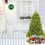 Costway Pre-Lit Artificial Christmas Tree Xmas Tree Lighting Modes LED Lights 8