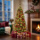Costway Pre-lit Christmas Tree 300 Branch Tips Home Party Holiday 9