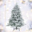 Costway Artificial Xmas Tree Flocked Christmas Tree with 1415 Branch Tips 3