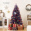 Costway Artificial Xmas Tree Hinged Christmas Tree w/688 Branch Tips-Purple 5