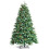Costway Hinged Life-Like Christmas Tree W/ 450 LED Lights 1