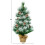Costway Snow Flocked Pine Artificial Christmas Tree Pine Cone Xmas Decoration 4