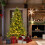 Costway Pre-Lit Artificial Christmas Tree Hinged Christmas Tree 3