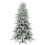 Costway Artificial Christmas Tree Flocked Xmas Tree w/820 PVC Branch Tips 11