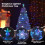 Costway Pre-Lit Artificial Christmas Tree Fiber Optic Xmas Tree 8