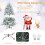 Costway Artificial Xmas Tree Flocked Christmas Tree with 1415 Branch Tips 9
