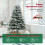 Costway Pre-lit Artificial Christmas Tree Snow-flocked Xmas Tree 9
