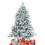 Costway Artificial Xmas Tree Flocked Christmas Tree with 1415 Branch Tips 11