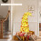 Costway Whimsical Christmas Tree Bendable Artificial Xmas Tree-Lime Green 6