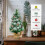 Costway Snow Flocked Pine Artificial Christmas Tree Pine Cone Xmas Decoration 7