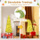 Costway Whimsical Christmas Tree Bendable Artificial Xmas Tree-Lime Green 8