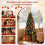 Costway 150 cm Fiber Optic Christmas Tree Artificial Pre-lit Xmas Tree 10