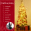 Costway 150 CM Pre-Lit Christmas Tree Hinged Slim Pencil Xmas Tree 9