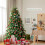 Costway Hinged Life-Like Christmas Tree W/ 450 LED Lights 4