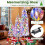 Costway Artificial Christmas Tree Set Flocked Xmas Tree Set 8