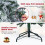 Costway 150 CM Pre-Lit Christmas Tree Hinged Slim Pencil Xmas Tree 10