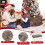 Costway Christmas Tree Collar Box Wooden Tree Box Stand Cover 8
