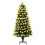 Costway 150 cm Fiber Optic Christmas Tree Artificial Pre-lit Xmas Tree 2