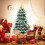 Costway Artificial Hinged Xmas Tree with 350 LED Lights 3