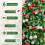 Costway Hinged Life-Like Christmas Tree W/ 450 LED Lights 9